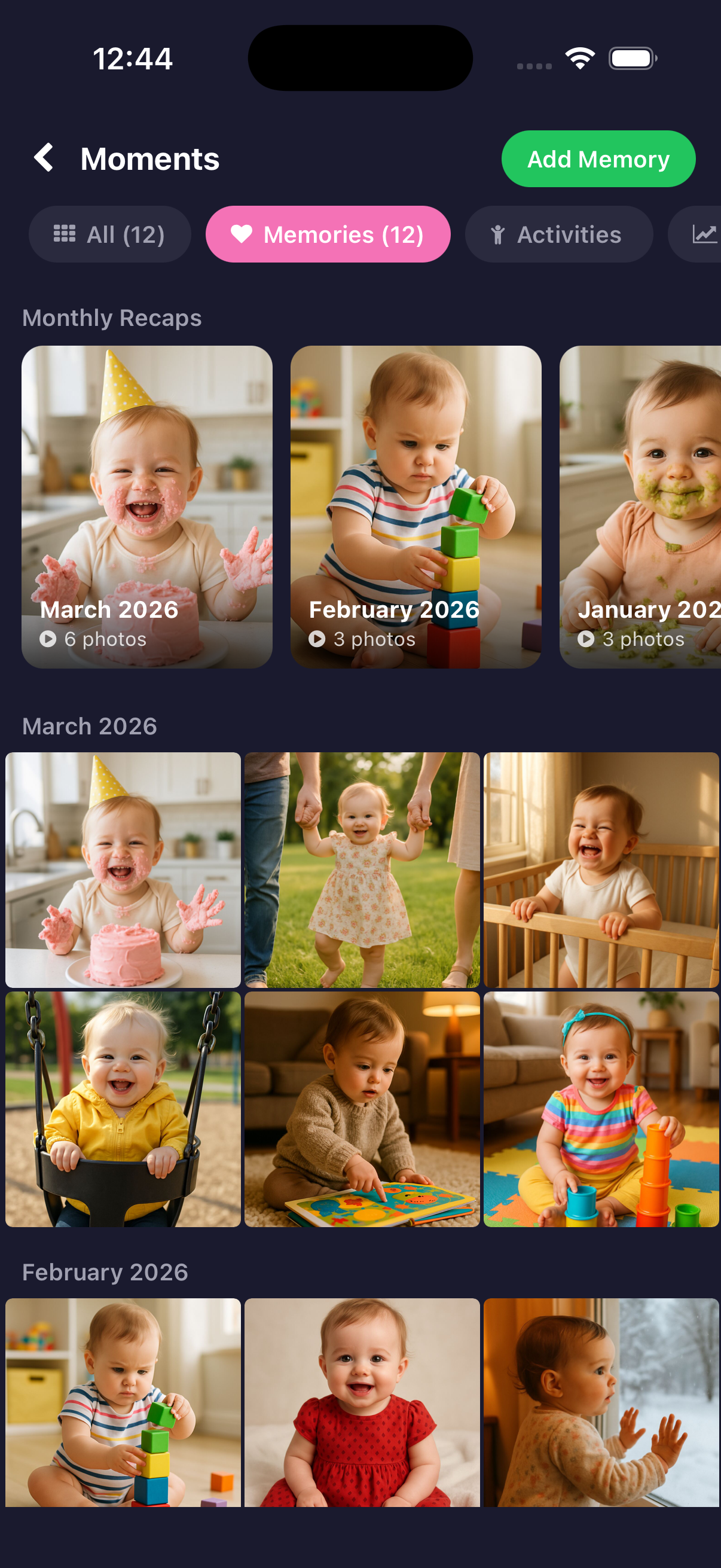 Galeria privada do Moments no nappi