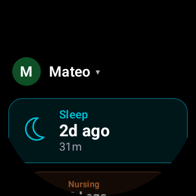 Wear OS dashboard