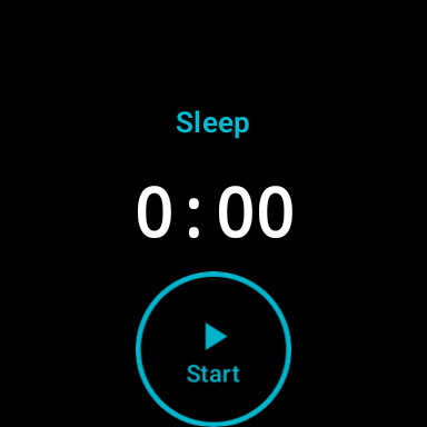 Wear OS sleep timer